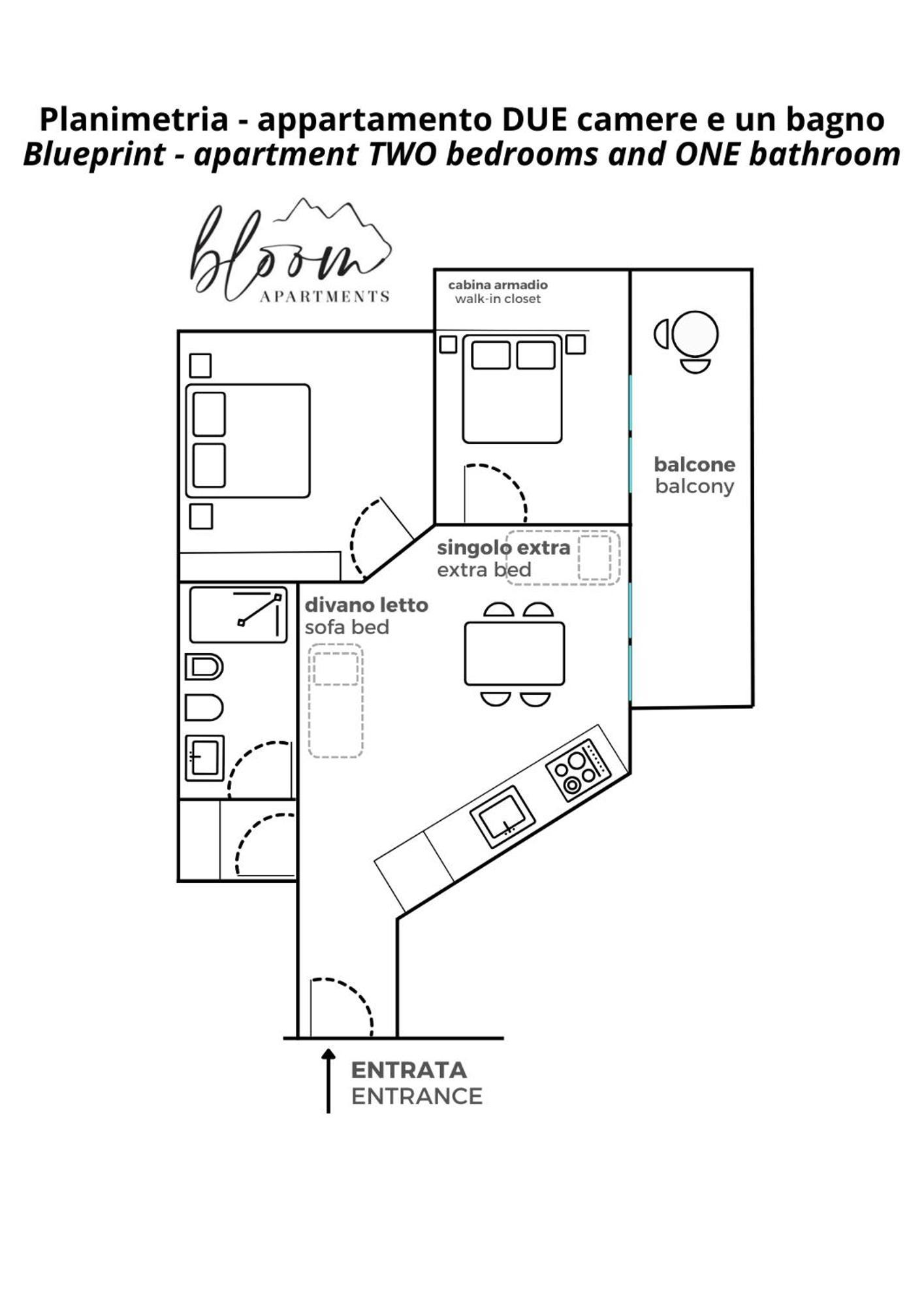 Bloom Apartments Тренто Екстериор снимка