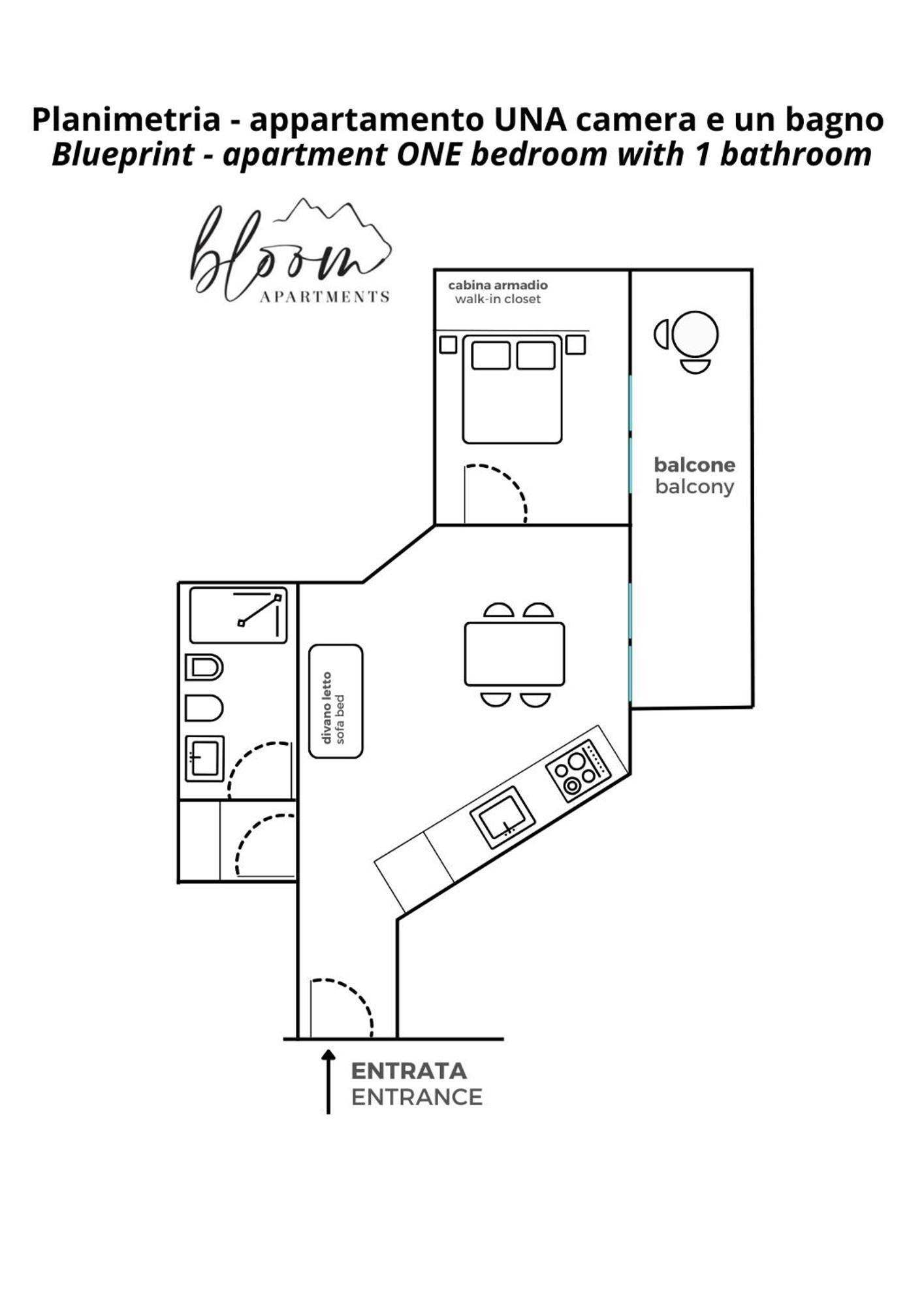 Bloom Apartments Тренто Екстериор снимка